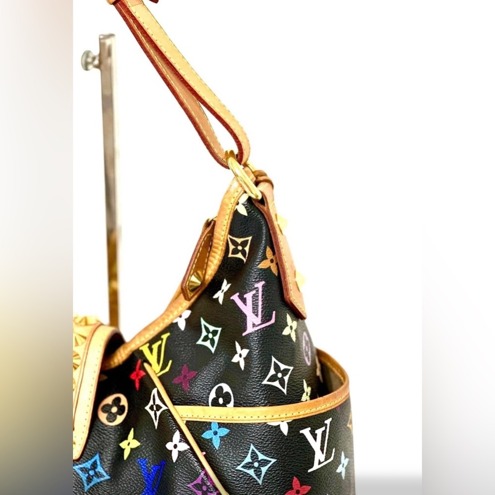 Louis Vuitton Chrissie MM Noir Black Multicolor Limited Edition Shoulder Bag - Picture 3 of 16